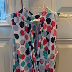 XOXO Multicolor Polka Dot Blouse